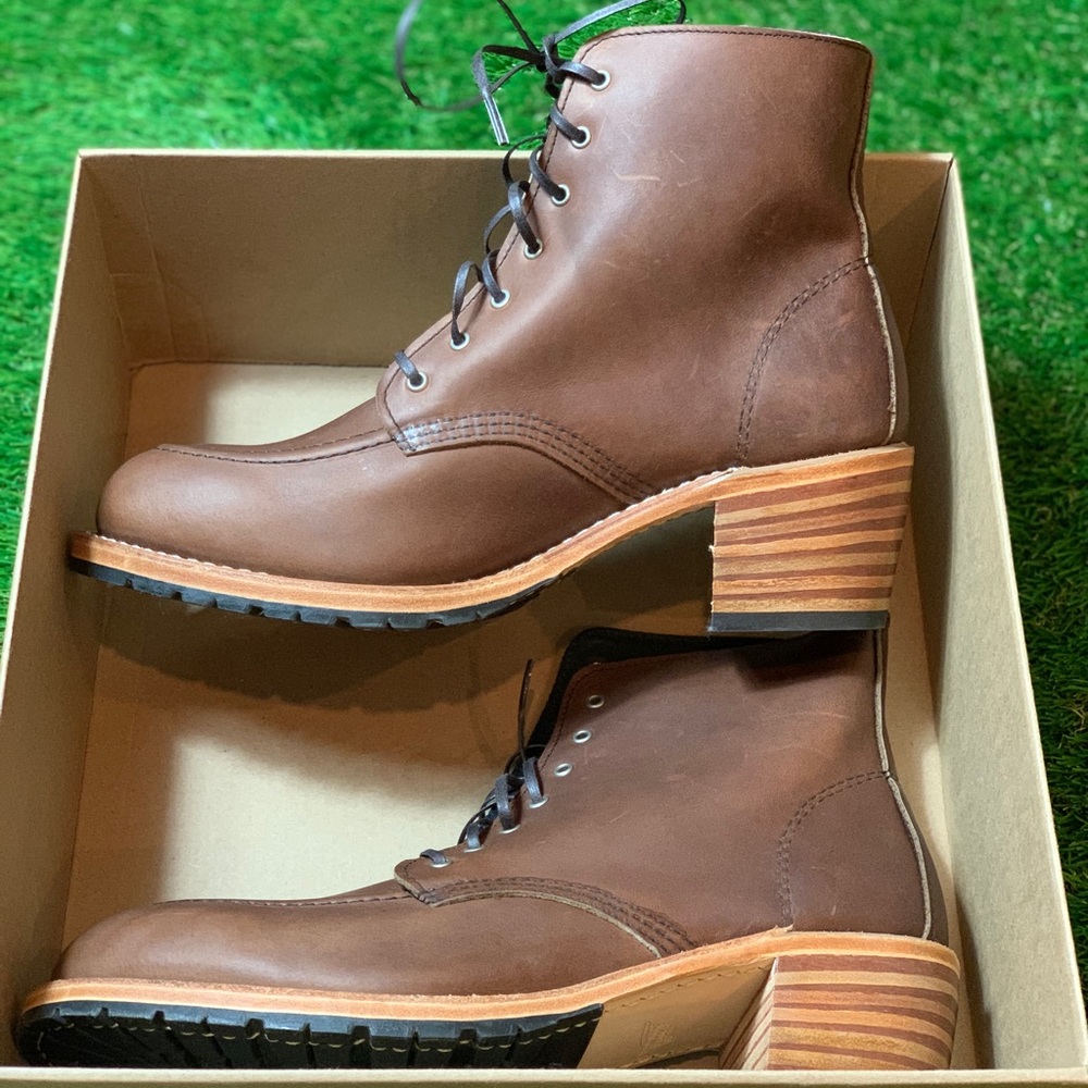 Red Wings Ankle Heeled Boots